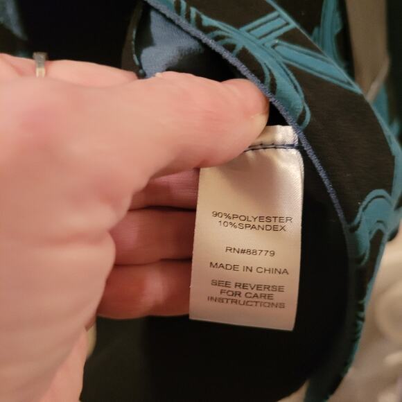 Lemongrass Womens Peacock Contrast Faux Suede Jacket Blazer Top Size XL - Picture 5 of 13